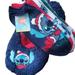 Disney Accessories | New Disney Slippers & Sock Set Stitch | Color: Blue/Red | Size: Os