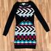 Jessica Simpson Dresses | Jessica Simpson Sweater Dress | Color: Black/Pink | Size: Xs