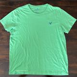 American Eagle Outfitters Shirts | American Eagle Outfitters Men’s Crew Neck Short Sleeve Tee. | Color: Green | Size: L