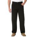 Men's Big & Tall Wrangler® Relaxed Fit Classic Jeans by Wrangler in Black Denim (Size 62 28)