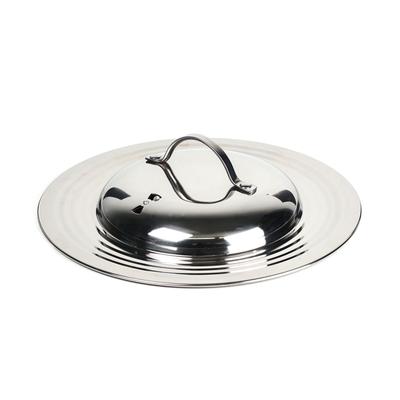 Universal Lid - Stainless Steel by RSVP International in Gray