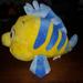 Disney Toys | Authentic Disney Store Flounder - My Little Mermaid 9" Plush | Color: Blue/Yellow | Size: 9"