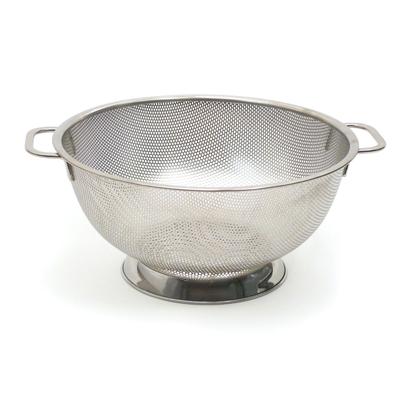 Precision Pierced Colander 5 Qt by RSVP International in Gray