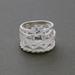 Lucky Brand Delicate Holiday Ring Stack - Women's Ladies Accessories Jewelry Rings in Silver