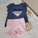 Levi's Matching Sets | Levis Two Piece Short Set | Color: Blue/Pink | Size: 3tg