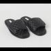 Zara Shoes | H&M Black Quilted Slide Sandal | Color: Black | Size: 8