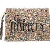 Gucci Bags | Gucci #636252 "Gucci Liberty" Leather Pouch/Clutch | Color: Black/White | Size: Os