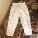 Free People Pants & Jumpsuits | Free People Size Large Ladies White Cotton Button-Fly Tie Waist $168 New | Color: White | Size: L