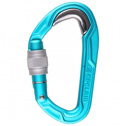 Edelrid – Bulletproof Screw II – Schraubkarabiner oliv;türkis