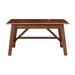 Gracie Oaks Laython Solid Wood Desk Wood in Brown | 30 H x 54 W x 26 D in | Wayfair 059A0D3ED9C845B5AD649329780FE159