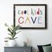 Zoomie Kids Cool Kids Cave - Picture Frame Print on Canvas Canvas, Solid Wood in Blue/Red/Yellow | 20 H x 24 W x 1 D in | Wayfair