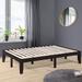 14" Full Size Wood Platform Bed Frame with Wood Slat Support