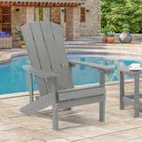 AOOLIMICS Adirondack Weather-Resistant HIPS Patio Plastic Single Chair