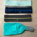 Lululemon Athletica Accessories | Lululemon Headband Bundle | Color: Blue/Green | Size: Os