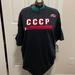 Nike Shirts | Black Russia Cccp Nike T-Shirt. Vintage 2004. Nwt. | Color: Black | Size: 3xl