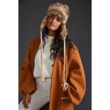 Anthropologie Accessories | Anthropologie Faux Fur-Lined Trapper Hat | Color: Cream/Tan | Size: Os