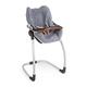 Smoby 240214 Maxi-COSI 3-in-1 Doll's High Chair Grey, Gray