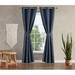 Red Barrel Studio® Synthetic Solid Color Blackout Thermal Grommet Single Curtain Panel Synthetic in Green/Blue/Navy | 96 H x 38 W in | Wayfair