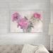 Ophelia & Co. 'Something Floral I' Painting on Canvas in White | 24 H x 36 W x 1.25 D in | Wayfair 46FDBEE3DD264E8DBC13BA964892D9E7