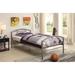 Wade Logan® Tellara Twin Platform Bed Metal in Gray | 32.25 H x 42.25 W x 78.25 D in | Wayfair 98C50AF8C10F437C9B45F2FD7450924F