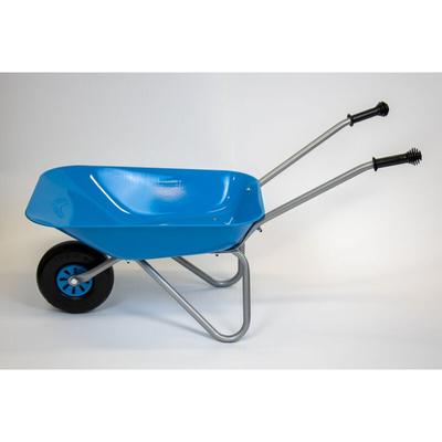 Metallschubkarre silber/blau ab 2,5 Jahren, Kinderschubkarre, 25 kg - Rolly Toys Image