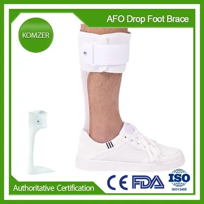 KOMZER AFO-Attelle de pied tombante support d'orthèse de pied à rinçage rigide pour la marche avec