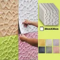 3D Foam Wall Stickers Decorative Adhesive Panels Home Bedroom Decor Living Room Bathroom Kids