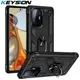 EllY316Antichoc Armor Case pour Xiaomi 11T Pro 5G Mi 10T Pro Ring Stand Phone Back Cover Xiaomi