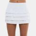Lucky in Love Mon Amie Skirt Women's Tennis Apparel White