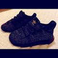 Adidas Shoes | Adidas Toddler Tubular Shadow Shoes. Size 5k(5 Toddler) Black/Gold Glitter | Color: Black/Gold | Size: 5bb