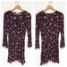 American Eagle Outfitters Dresses | Aeo Floral Tassel Detail Boho Hippie Peasant Dress Women’s Size Xs | Color: Red | Size: Xs