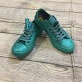 Converse Shoes | Converse Sparkly Teal Shoes With Sparkly Shoe Strings Size 5 | Color: Green | Size: 5