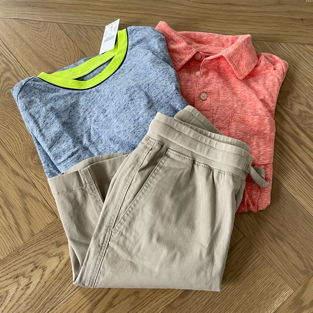J. Crew Shirts & Tops | Bundle Boys Summer Clothes | Color: Tan/Cream | Size: 12b