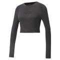 PUMA Damen Evoknit Langarmshirt, Puma Schwarz, XS