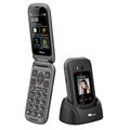 TTfone TT970 Whatsapp 4G Touchscreen Senior Big Button Flip Mobile Phone - Pay As You Go Prepaid - Easy and Simple to Use (£10 Credit, O2)