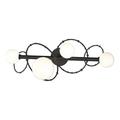 Hubbardton Forge Olympus 4 - Light Vanity Light in Black | 11.2 H x 30.1 W x 8.6 D in | Wayfair 201361-SKT-10-GG0712