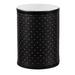 Ebern Designs Dwala 2Pc Set: Muse Celestial 8Qt Round Wastebasket & Liner Plastic | 8.5 H x 13 W x 9 D in | Wayfair