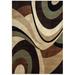 Brown/Green 39 x 0.4 in Area Rug - Orren Ellis Tribeca Slade Contemporary Abstract Area Rug 5'2"X7'2",Brown/Green | 39 W x 0.4 D in | Wayfair
