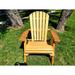Loon Peak® Cedar Folding Adirondack Chair, Amish-made Wood in Brown | 36 H x 30 W x 19 D in | Wayfair A08F9E89210F469D9D67F06B5C3AC9DE