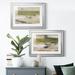 Orren Ellis Aquatic Reflections I - 2 Piece Picture Frame Print Set Paper, Solid Wood in Black | 30.5 H x 45 W x 1 D in | Wayfair