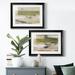 Orren Ellis Aquatic Reflections I - 2 Piece Picture Frame Print Set Paper, Solid Wood in Brown/White | 42.5 H x 61 W x 1 D in | Wayfair