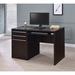 Gracie Oaks Kany Desk Wood in Brown | 30.75 H x 47.25 W x 23.5 D in | Wayfair 59924EDD8F2A4EEBBD371114BD326AAE