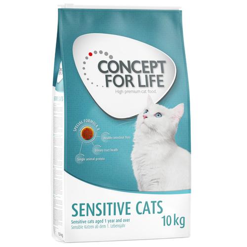 2 x 10kg Sensitive Concept for Life Katzenfutter trocken