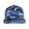 Pacific Headwear 107C Snapback Trucker Hat Cap in Bluefin/White | Cotton Blend