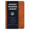Internet Password Logbook (Cognac Leatherette): Keep Track Of: Usernames, Passwords, Web Addresses In One Easy & Organized Location