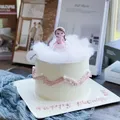 Décoration de gâteau en forme de couronne de diadème rose pour fille fournitures de fête pour