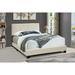 All-in-One Upholstered Cream Bed