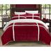 Chic Home 3-Piece Chiron Mink, Sherpa Lined Comforter Set