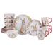 Certified International Easter Garden 16 pc Dinnerware Set, Service For 4