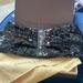 Louis Vuitton Accessories | Lv Sequin Belt | Color: Black | Size: 33” Size 28